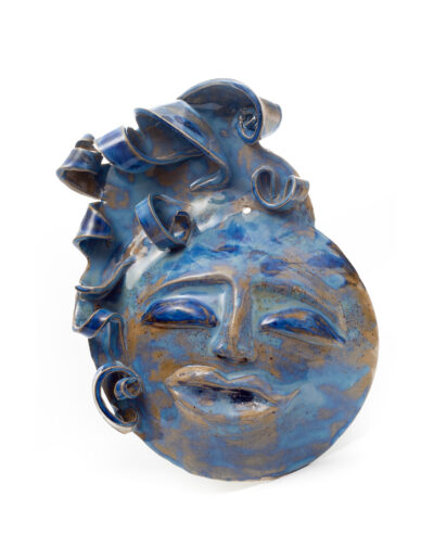 Masque émail HT bleu