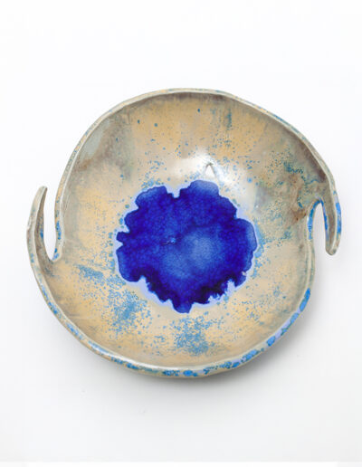 Plat Yin Yang verre fondu