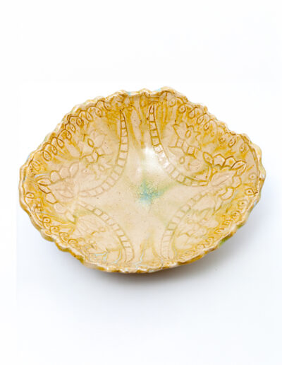 Plat creux impression verre fondu HT