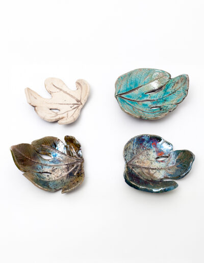Porte savons feuilles Raku