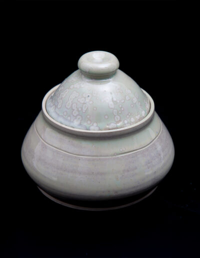 Pot couvercle cône HT beige