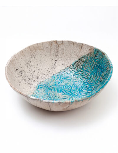 Saladier Raku Bicolore