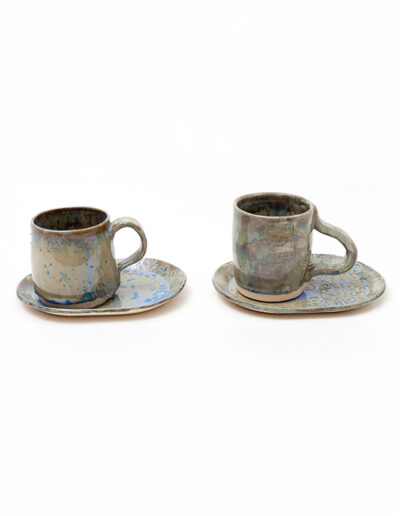 Tasse et sous-tasses émail HT