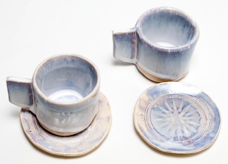 Tasse et sous-tasses émail HT