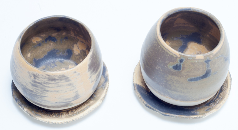 Tasse et sous-tasses émail HT