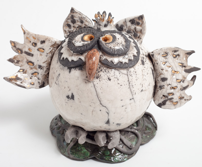 Chouette d'Athéna Raku